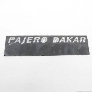 Emblema Logotipo Pajero Dakar Mitsubishi Pajero 2010 a 2015 - Traseiro - Original