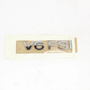 Emblema Logotipo V6 FSI Volkswagen Passat 2007 a 2012 - Traseiro - Original