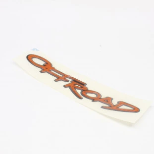 Emblema Off Road da Porta Chevrolet Celta 2005 a 2011 - Dianteiro - Original