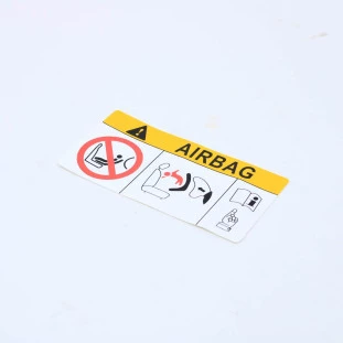 Etiqueta Airbag Renault Duster 2012 a 2022 - Original