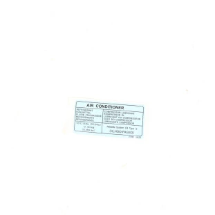 Etiqueta Ar Condicionado Nissan March 2012 a 2020 - Original