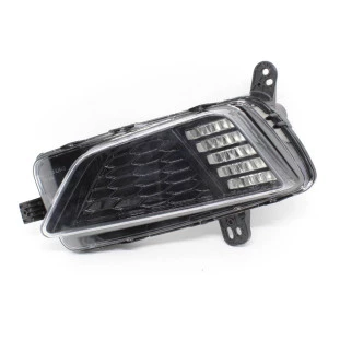 Farol Luz Diurna Volkswagen Polo 2018 a 2021 - Esquerdo / Dianteiro / Inferior - Valeo