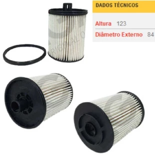 Filtro Combustivel Peugeot Expert 2020 a 2021 - Wega