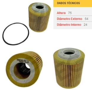 Filtro Oleo 1.5 Peugeot Expert 2020 a 2021 - Wega