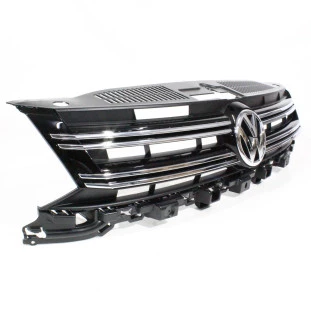 Grade Frontal do Radiador Volkswagen Tiguan 2009 a 2017 - Dianteiro / Superior - Original