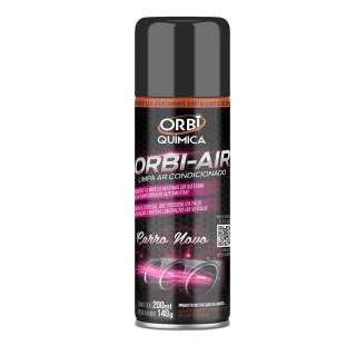 Higianizador Limpa Ar Condicionado Carro Novo 200ml - Orbi