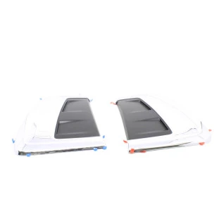 Jogo Moldura Cromada Para-lama Toyota Hilux 2013 a 2021 - Esquerdo e Direito - Original