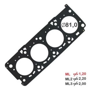 Junta Cabeçote Aço Inox Fiat Marea 2005 a 2007 - Bastos