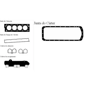 Junta Completa com Retentores Citroen Zx 1995 a 1998 - Takao