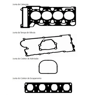 Junta Superior com Retentor Bmw 320i 2003 a 2007 - Takao