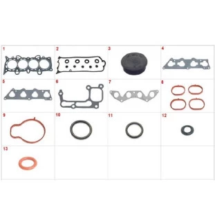 Junta Superior do Motor sem Retentores 1.7 Honda Civic 2000 a 2006 - Sabó