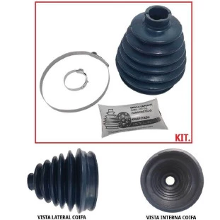Kit Coifa Homocinética Audi A3 2007 a 2013 - Esquerdo ou Direito / Dianteiro - QuatroXQuatro