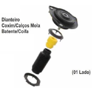 Kit Coxim Batente e Coifa do Amortecedor Hyundai Elantra 2013 a 2016 - Esquerdo ou Direito / Dianteiro - QuatroXQuatro