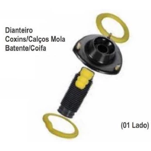Kit Coxim Batente e Coifa do Amortecedor Hyundai Tucson 2005 a 2015 - Dianteiro - QuatroXQuatro