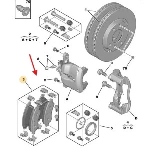 Kit Disco Freio Peugeot 2008 2015 a 2022 - Original