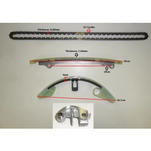 Kit de Corrente Honda City 2010 a 2014 - Takao
