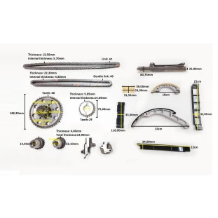 Kit de Corrente Nissan Frontier 2012 a 2018 - Takao