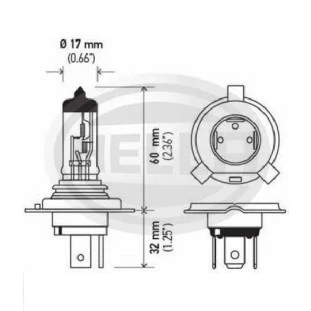 Lampada Farol Ford Ka 2015 a 2021 - Esquerdo ou Direito / Dianteiro - HELLA