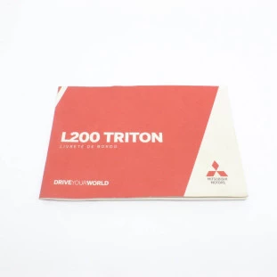 Livrete de Bordo Manual Revisões Mitsubishi L200 2018 a 2020 - Original