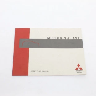 Livrete de Bordo Manual Revisões Mitsubishi Asx 2011 a 2017 - Original