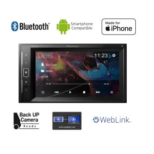Multimídia Receiver 6.2 Polegadas Weblink Bluetooth Entrada Câmera de Ré - Pioneer