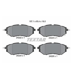 Pastilha Freio Subaru Forester 2008 a 2015 - Dianteiro - Textar