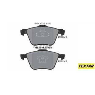 Pastilha de Freio Volvo Xc90 2008 a 2012 - Dianteiro - Textar
