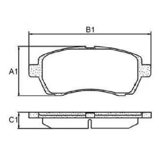 Pastilha de Freio Ford Ka 2015 a 2021 - Dianteiro - LonaFlex