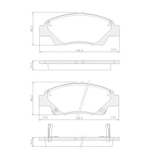 Pastilhas de Freio Honda Fit 2015 a 2021 - Dianteiro - Fras-le
