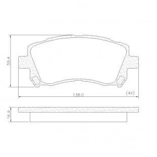 Pastilhas de Freio Subaru Impreza 1997 a 2002 - Dianteiro - Fras-le