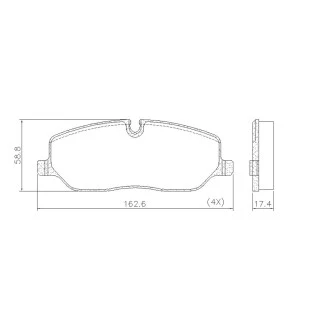 Pastilhas de Freio Land Rover R.r 2018 - Dianteiro - Fras-le