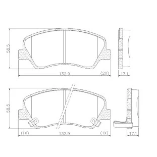 Pastilhas de Freio Hyundai Accent 2012 - Dianteiro - Fras-le