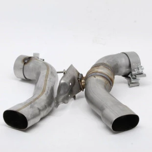 Ponteira de Escape Dupla Volvo Xc60 2020 a 2021 - Traseiro - Original