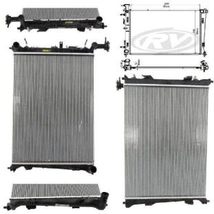 Radiador Kia Cerato 2009 a 2013 - Visconde