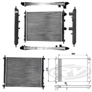 Radiador Fiat Brava 2000 a 2001 - Visconde