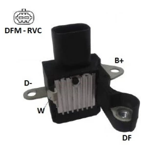Regulador de Voltagem Chevrolet Captiva 2008 a 2010 - Ikro