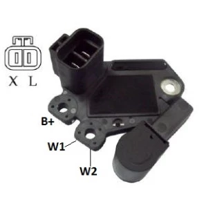 Regulador de Voltagem Hyundai Tucson 2005 a 2022 - Ikro