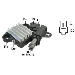 Regulador de Voltagem Chery Tiggo 2011 a 2020 - Ikro