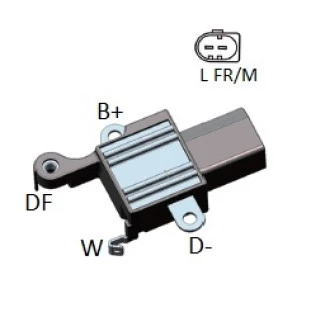 Regulador de Voltagem Toyota Corolla 2015 a 2022 - Ikro