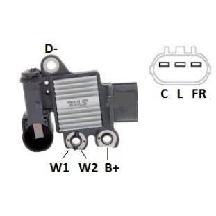 Regulador de Voltagem Hyundai Elantra 1992 a 2018 - Ikro