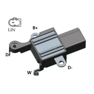 Regulador de Voltagem Bmw 118i 2010 a 2020 - Ikro