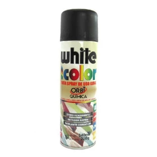Tinta Spray Preto Fosco 340ml - Orbi